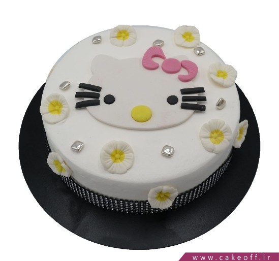 کیک تولد ساده - کیک کیتی عروس می شود | کیک آف
